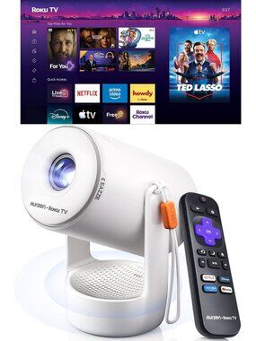 Smart Portable Mini Projector with WiFi & Bluetooth - Compact Home Theater